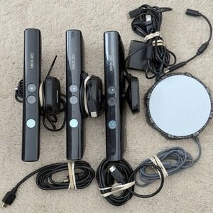 Xbox 360 Kinect Motion Sensors Lot of 3 + Skylanders Swap Force Portal UNTESTED